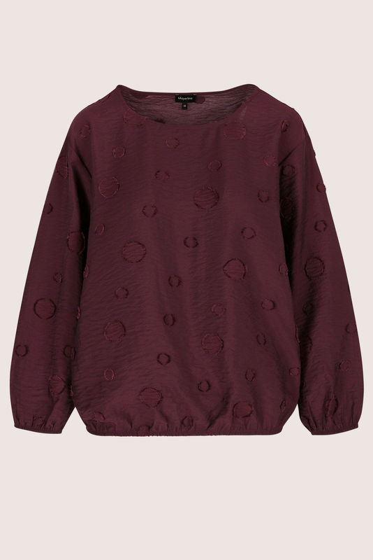 Blouses lange mouw bordeaux Mayerline