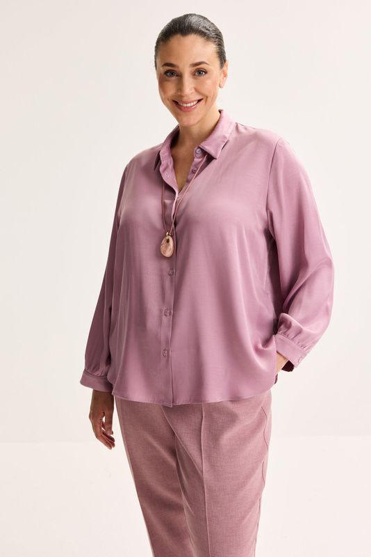 Blouses lange mouw roze Mayerline
