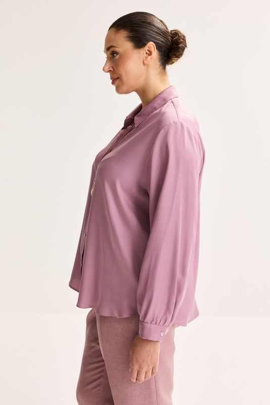 Blouses lange mouw roze Mayerline