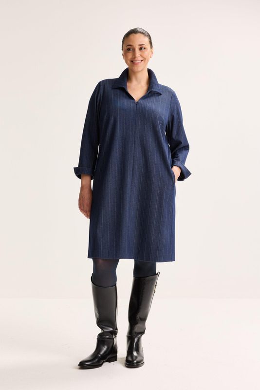 Jurken korte mouw navy Mayerline