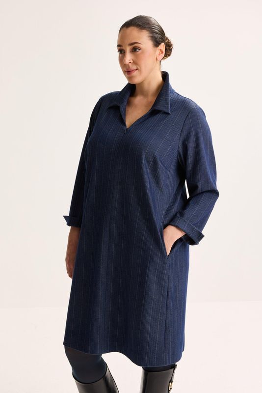 Jurken korte mouw navy Mayerline