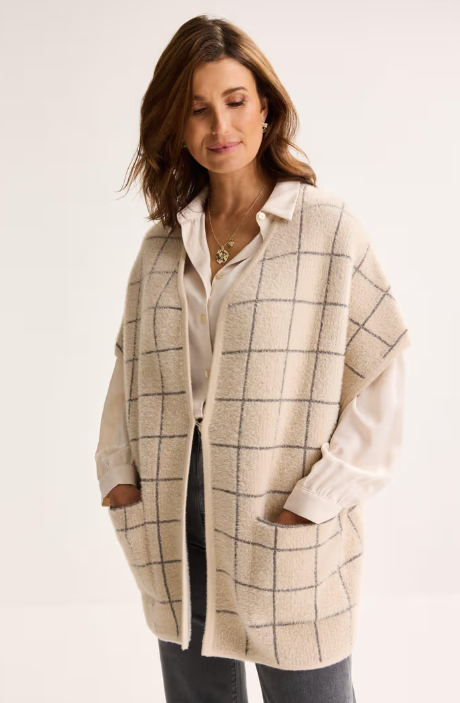 Cardigans wit Mayerline