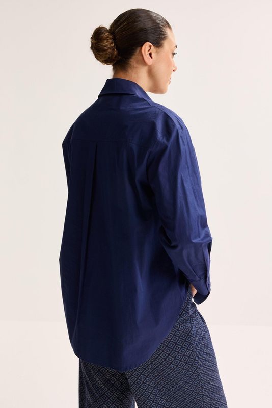 Blouses lange mouw blauw Mayerline