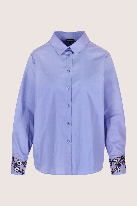 Blouses lange mouw blauw Mayerline