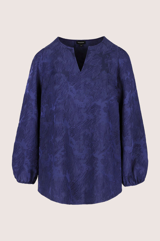 Blouses lange mouw blauw Mayerline