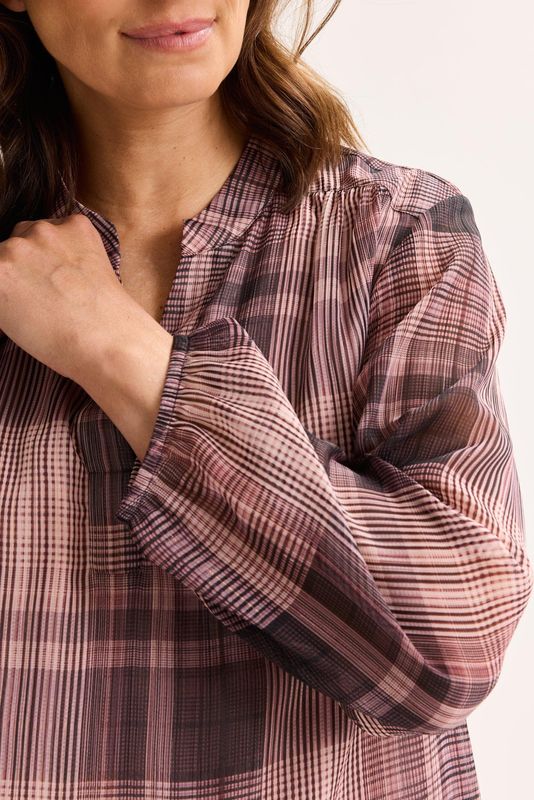 Blouses lange mouw paars Mayerline