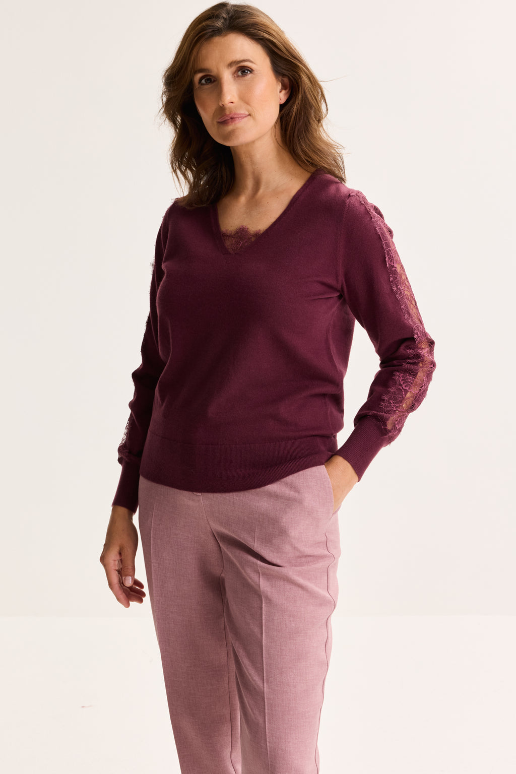 Pulls bordeaux Mayerline