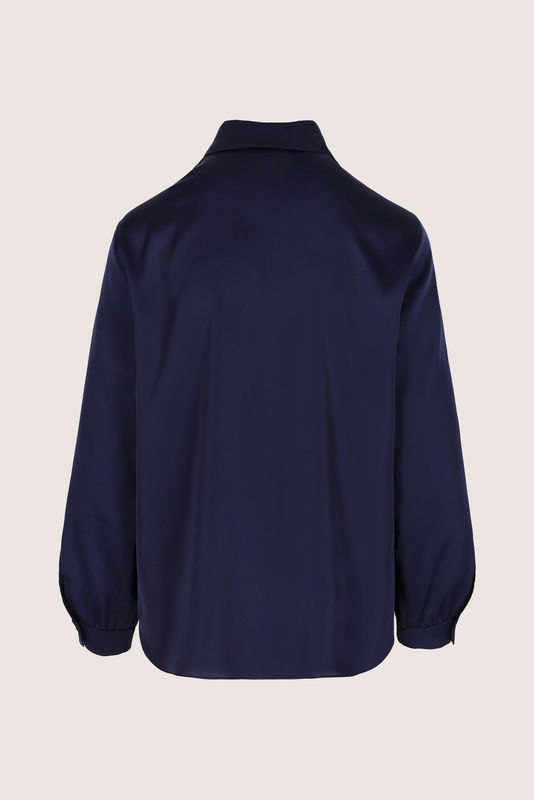 Blouses lange mouw blauw Mayerline