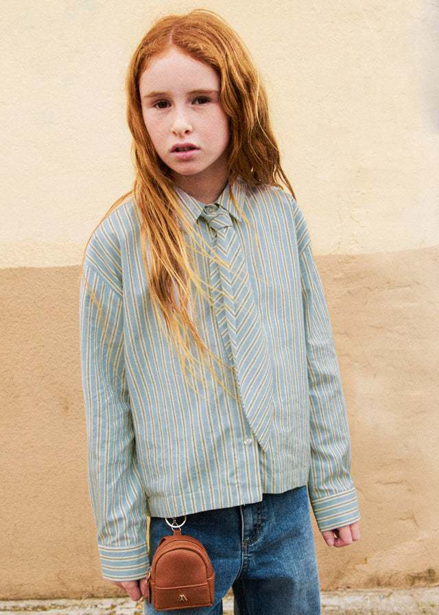 Blouses lange mouw blauw Mayoral