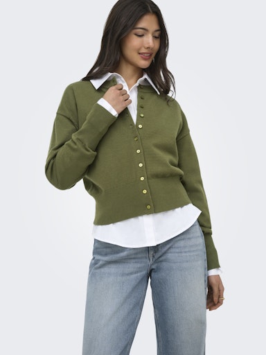 Cardigans groen ONLY