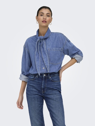 Blouses lange mouw blauw ONLY