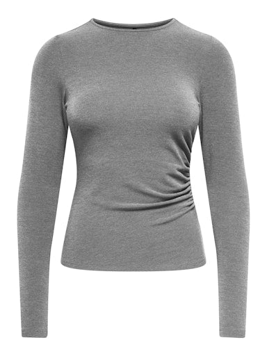 T-shirts lange mouw grijs ONLY