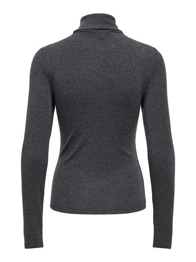T-shirts lange mouw grijs ONLY