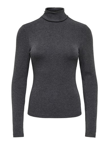 T-shirts lange mouw grijs ONLY