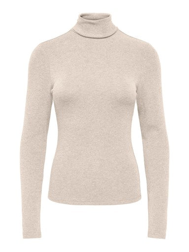 T-shirts lange mouw grijs ONLY