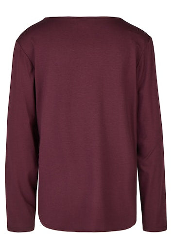 T-shirts korte mouw paars Doris Streich
