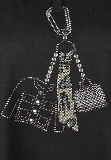 T-shirts korte mouw zwart Doris Streich