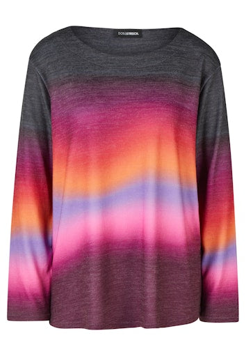 T-shirts korte mouw paars Doris Streich