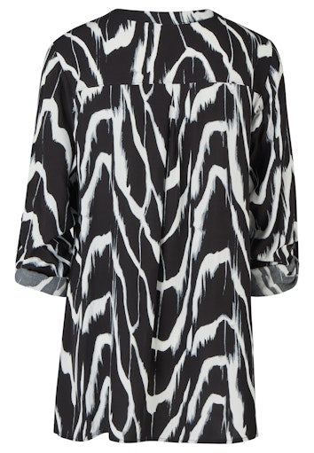 Blouses lange mouw zwart Doris Streich