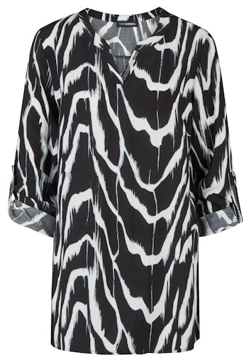 Blouses lange mouw zwart Doris Streich