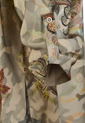 Blouses lange mouw beige Doris Streich