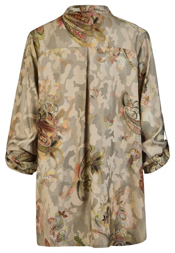 Blouses lange mouw beige Doris Streich