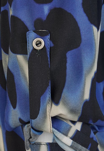 Blouses lange mouw blauw Doris Streich