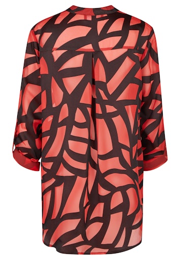 Blouses lange mouw rood Doris Streich