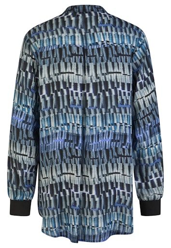 Blouses lange mouw blauw Doris Streich