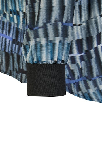 Blouses lange mouw blauw Doris Streich