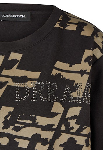 T-shirts korte mouw bruin Doris Streich