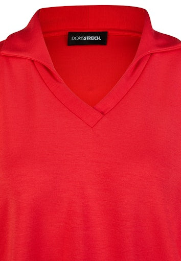 T-shirts korte mouw rood Doris Streich