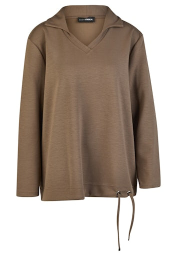 T-shirts korte mouw bruin Doris Streich
