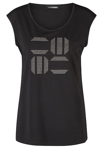 Tops zwart Doris Streich