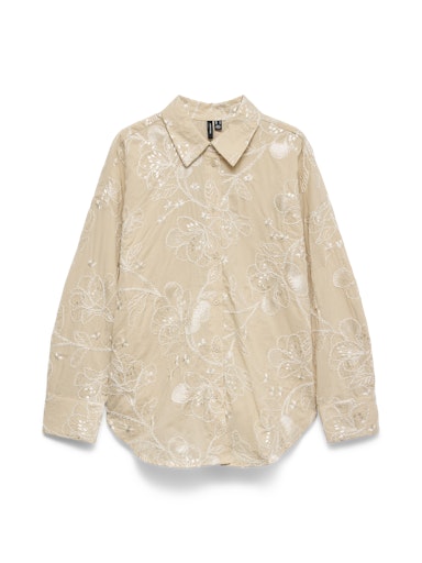 Blouses lange mouw grijs VERO MODA