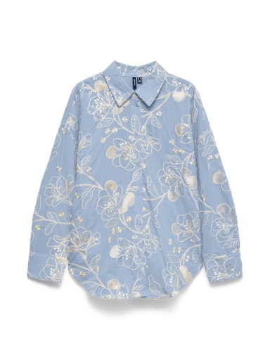 Blouses lange mouw blauw VERO MODA
