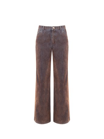 Jeans bruin Rinascimento