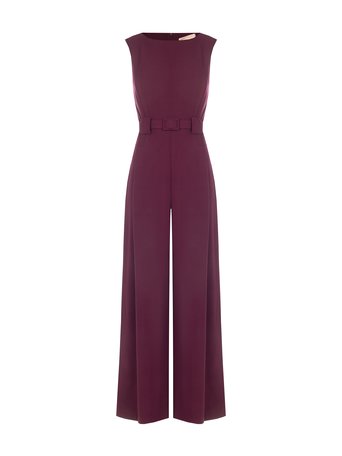 Jumpsuits zonder mouw bordeaux Rinascimento