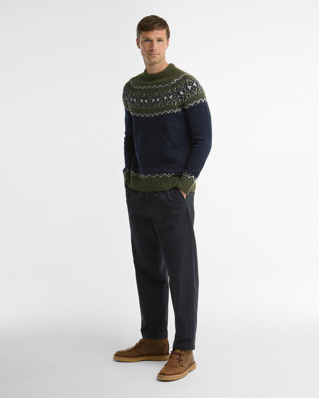 Pulls groen Barbour