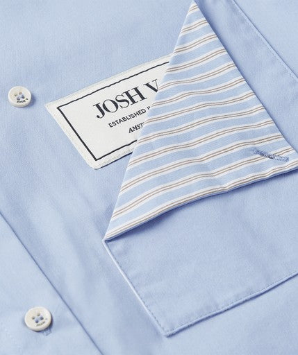 Blouses lange mouw blauw JOSH V