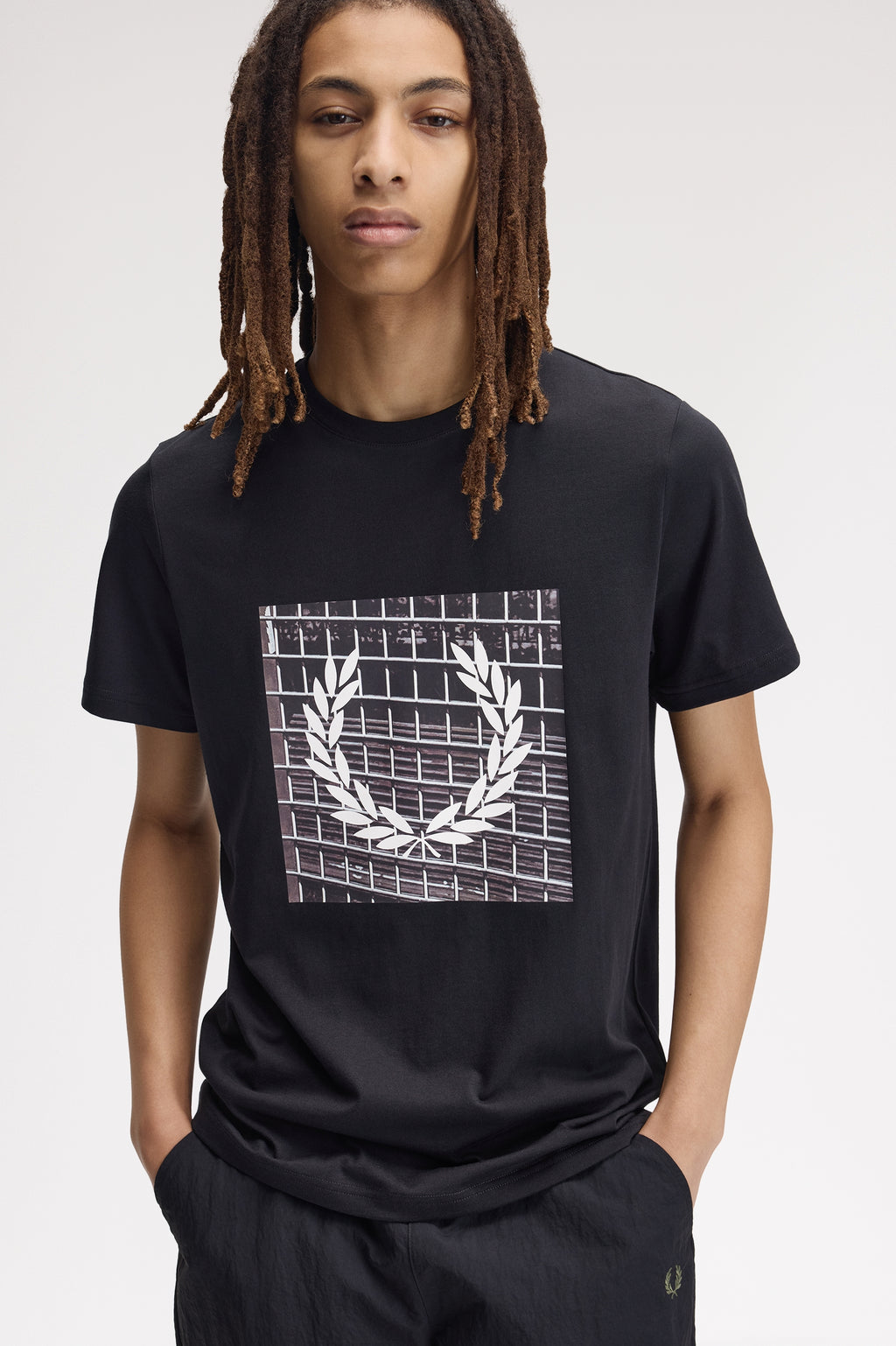T-shirts korte mouw zwart Fred Perry