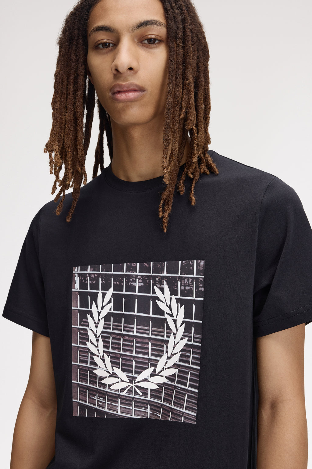 T-shirts korte mouw zwart Fred Perry