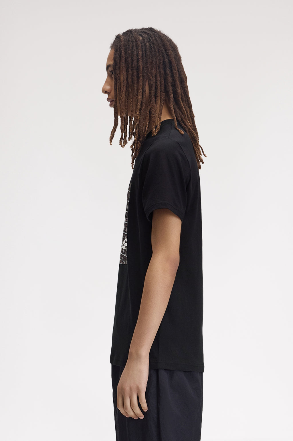 T-shirts korte mouw zwart Fred Perry