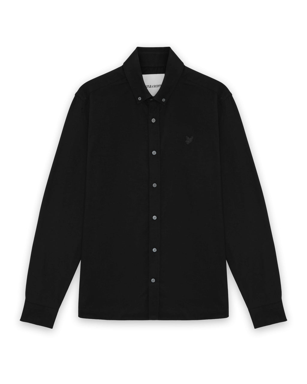 Hemden lange mouw zwart Lyle & Scott
