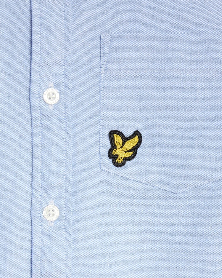 Hemden lange mouw blauw Lyle & Scott
