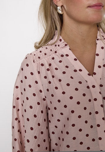 Blouses lange mouw roze Minus