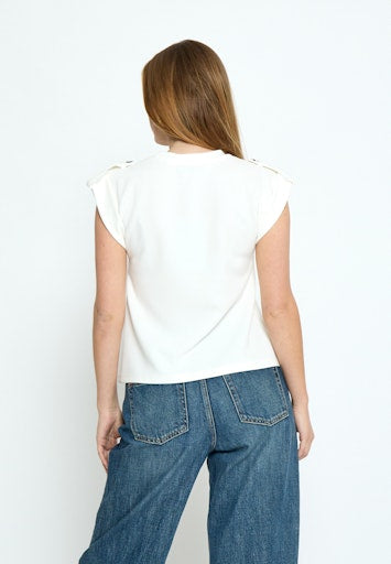 T-shirts korte mouw wit Minus