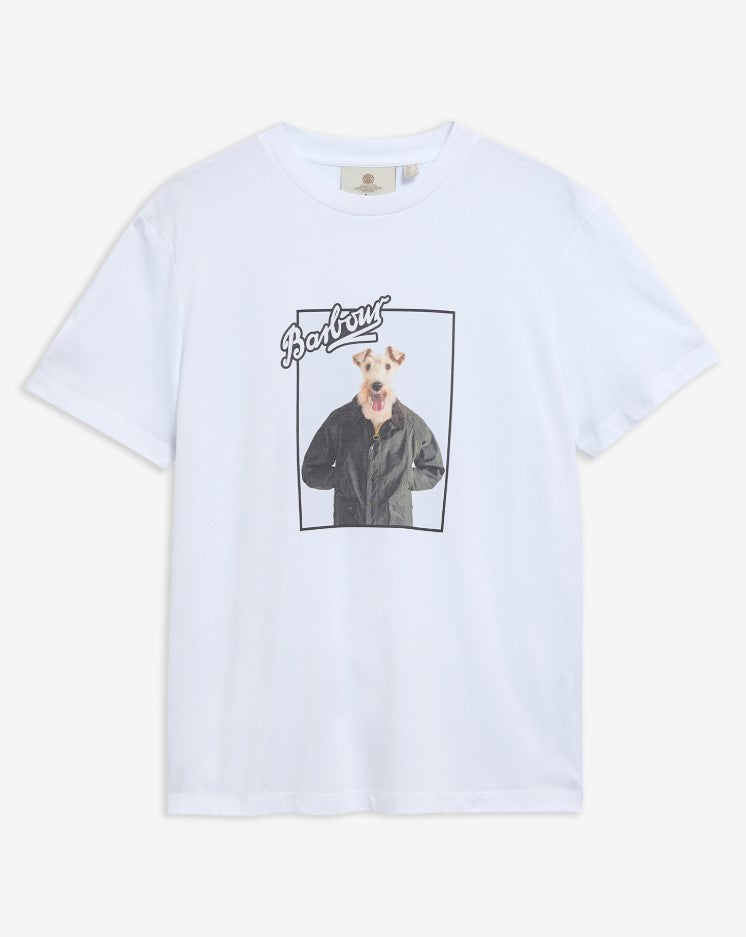 T-shirts korte mouw wit Barbour