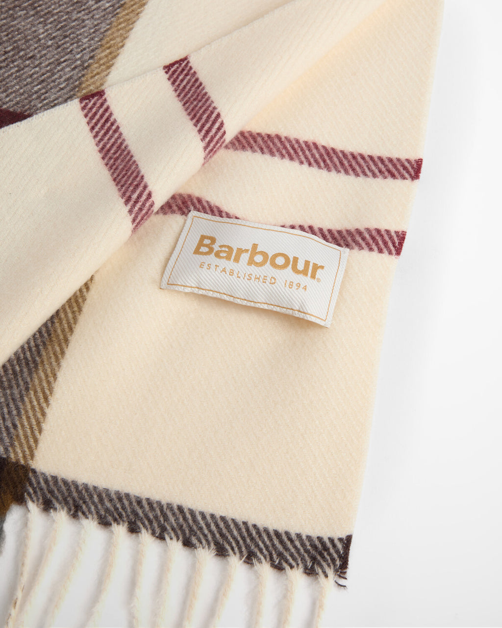 Sjaals beige Barbour