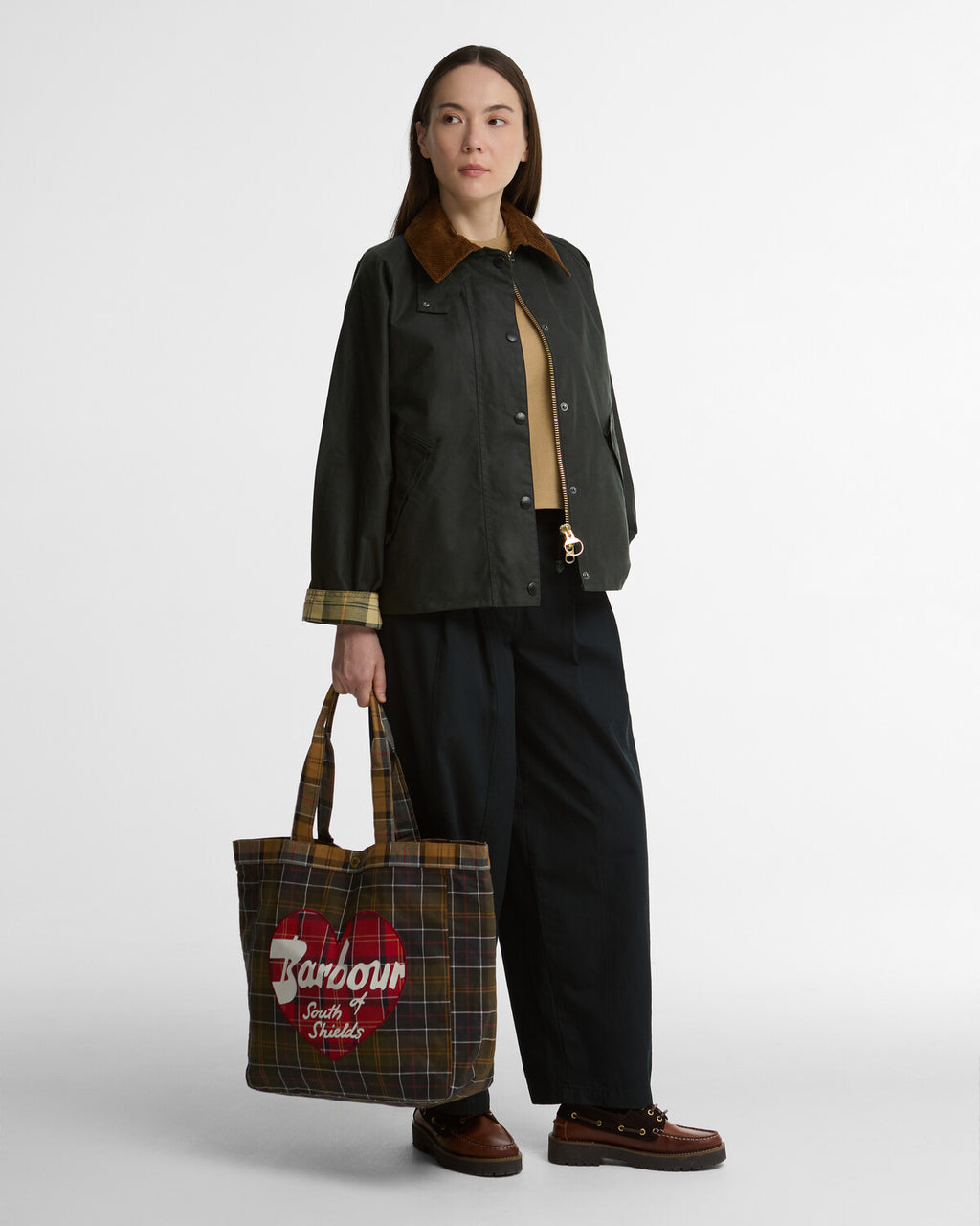 Handtassen groen Barbour